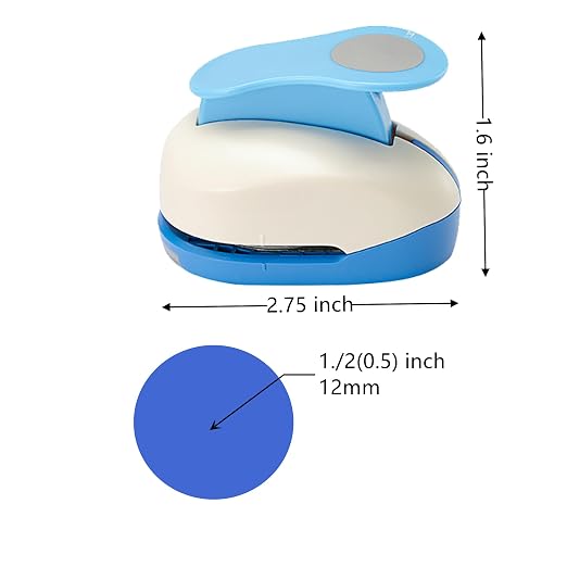 1/2 Inch Circle Punch 12mm Circular Cutter Tool Circle Hole Punch Handmade - Image 3