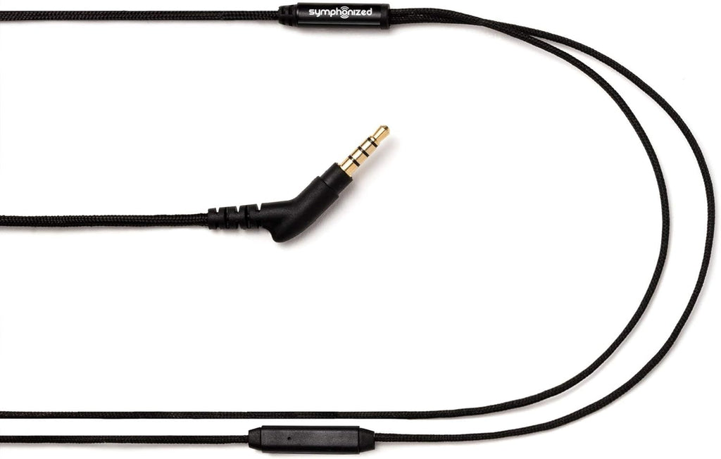 Symphonized Premium Wooden Earphones Wired (3.5mm Jack) Deep Bass Sound, 3D Sound, Microphone Volume Control, 90% Noise Cancelling for Type C Devices. Earphones for Android
