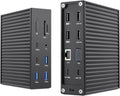 ACASIS USB C Docking Station Dual Monitor,16-in-1 Laptpop Docking Station with 2* HDMI,VGA,2.5G Ethernet,SD/TF,10Gbps USB-C 3.1,3.5mm Audio,PD100W,USBC Hub for MacBook/Dell/Lenovo/HP/ThinkPad (Black)