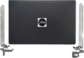 Replacement LCD Back Cover Rear Top Lid with Hinges for Dell Latitude 15 3520 E3520 Series Laptop,New Dell Latitude 3520 Back Cover and Hinge P/N: 17XCF 017XCF Black