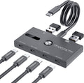 10Gbps USB C Hub, 6 Ports Type C Splitter, USB-A/C to USB C/A Adapter for PC, Laptop, MacBook Pro/Air, iMac, Surface Pro, Chromebook, Etc(HUB ONLY, Not Support Charging/Monitor)