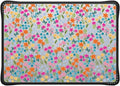 CASETiFY Impact MacBook Air 13.6" (M2-M4) Case [Cushioned Impact Corners/Scratch-Resistant/Anti-Slip Grip] - Petit Floral Transparent - Clear Black