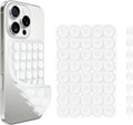 1 Pack Silicone Suction Cup Phone Case Mount Double Sided, Phone Accessories Hands-Free Strong Grip Holder for Selfies and Videos, Silicon Phone Stand Sticky for iPhone and Android Transparent