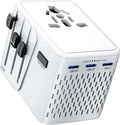 Travelconverter Adapter Voltage Converter That Steps Down 230 Volts to 120 Volts for use in Over 200 Countries,Including The U.S., U.K., Europe, and Australia(White)