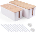 2 Pack Cable Management Box by Tuwechen