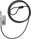 6ft Python Cable Lock for Bike, Bicycle, Trail Camera Locking, 4 Digit Combination Lock, Heavy Duty Anti Theft Candado, Adjustable Security Cable Padlock for Trail Cam, Kayak, Outdoor Gear