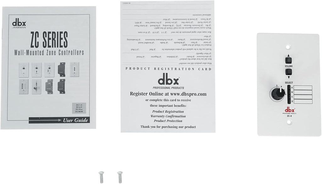 dbx ZC-8 Wall-Mounted Zone Controller