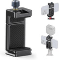 ULANZI MA33 Metal Phone Tripod Mount with Arca Port & 2 Cold Shoes, 360° Adjustable Smartphone Tripod Adapter Cell Phone Stand Holder Phone Clamp Suitable for iPhone 15 pro/14/13/12/Samsung