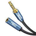 MillSO 3.5mm Headphone Extension Cable (6.6 Feet) TRRS 3.5mm Male to Female Stereo Audio Jack Extension Adapter Auxiliary AUX Cord for Headphones, Earbud, Speaker, Car Stereo, Home HiFi System