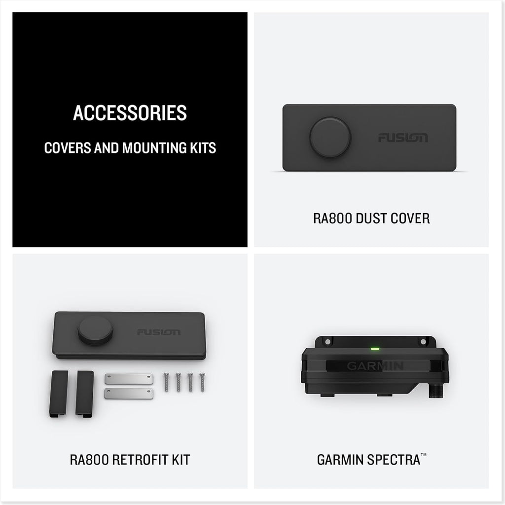 Garmin® Fusion Apollo™ MS-RA800 Marine Stereo, Premium Touchscreen Stereo with Built-in Wi-Fi® Connectivity