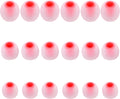 Silicone Earbud Tips - Fit Most In-Ear Earbuds (Inner Hole 3.8mm -5.1mm) - 9 Pairs S M L
