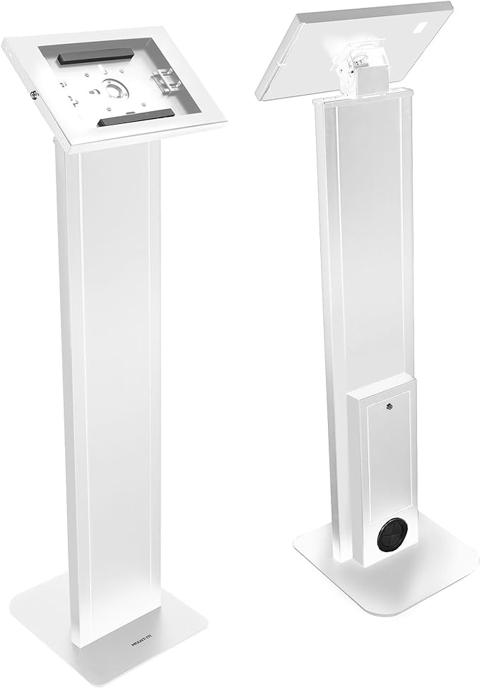 Mount-It! Anti-Theft iPad Floor Stand Kiosk, Locking Tablet Floor Stand - Image 2