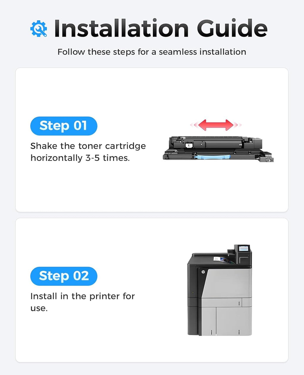 828A Toner Cartridge CF358A CF359A CF364A CF365A Image-Drum 4 Pack Compatible HP 828A Drum Unit Replacement for Color Laserjet Enterprise Flow MFP M880z M880z+ M855x+ M855xh M855dh M880 M855 Printer
