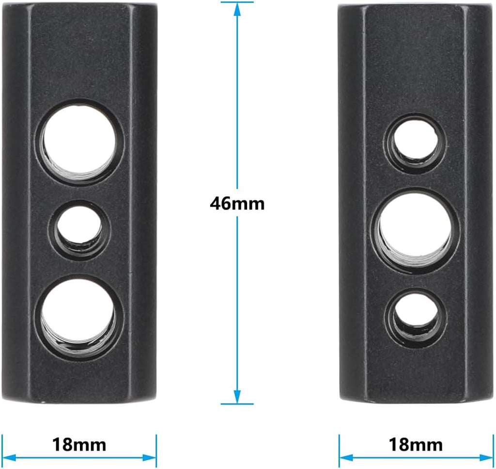 CAMVATE Accessory Mount Adapter with 1/4"-20 & 3/8"-16 Threads - 3633