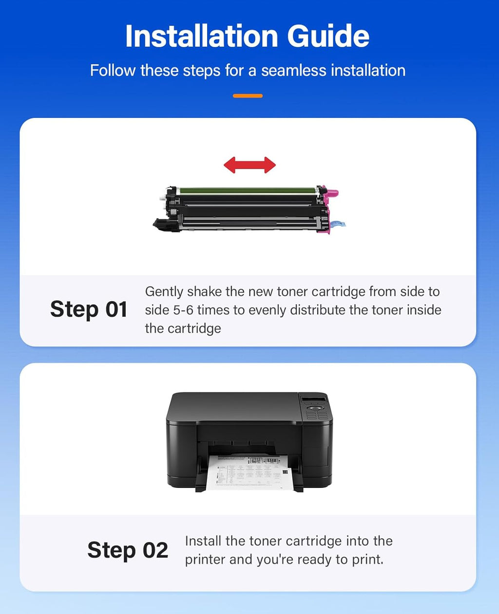 VersaLink C600 C605 Drum Unit 4-Pack Extra High Capacity Replacement for Xerox 108R01488 108R01487 108R01486 108R01485 Image-Drum to Use for Xerox VersaLink C600 C605 Printer Black Cyan Magenta Yellow