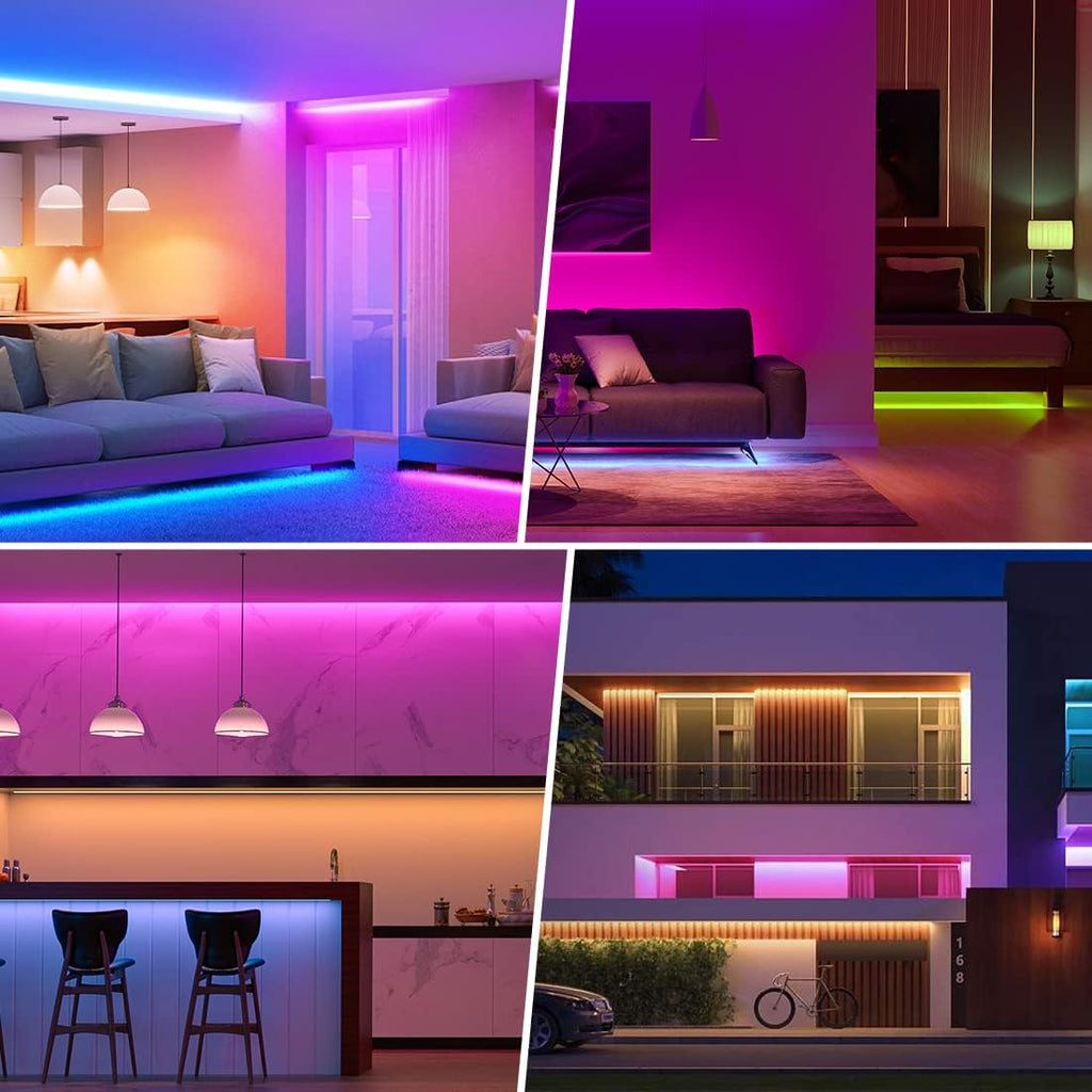 BTF-LIGHTING C03W RGB PWM SMD FCOB (+ R G B) 4PIN LED Strip 2.4GHz Tuya WiFi Group Controller Alexa Google Home Smartphone APP Control Compatible with WR01RF RC03RFB RC04RFB RC05RFB Remote