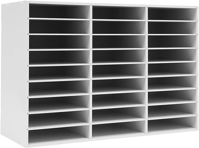 Literature Organizer, Desktop File Sorter Mail Center, Paper Storage Cabinet by MhdunueSK