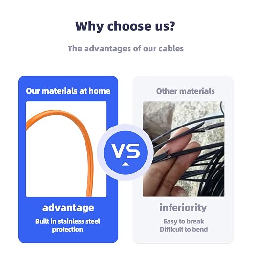 Multimode Duplex OM1 Fiber Patch Cable LC/UPC to SC/UPC 75M/246FT Fiber Optic - Image 6