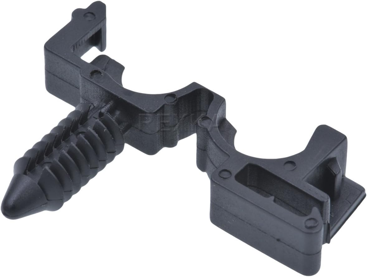 Rexka 20pcs Wire Cable Loom Routing Retainer Clip I.D. 1/4" O.D. 3/8" Compatible with GM 12040984