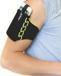 Sprigs Phone Armband Sleeve for iPhone 14, 13, 12, 11, X Galaxy Z, S22, S21, S20 Google Pixel 7, 6, 5. The Lightest & Most Comfortable Running Armband, Stretches to Fit All Phones with Case for Women & Men