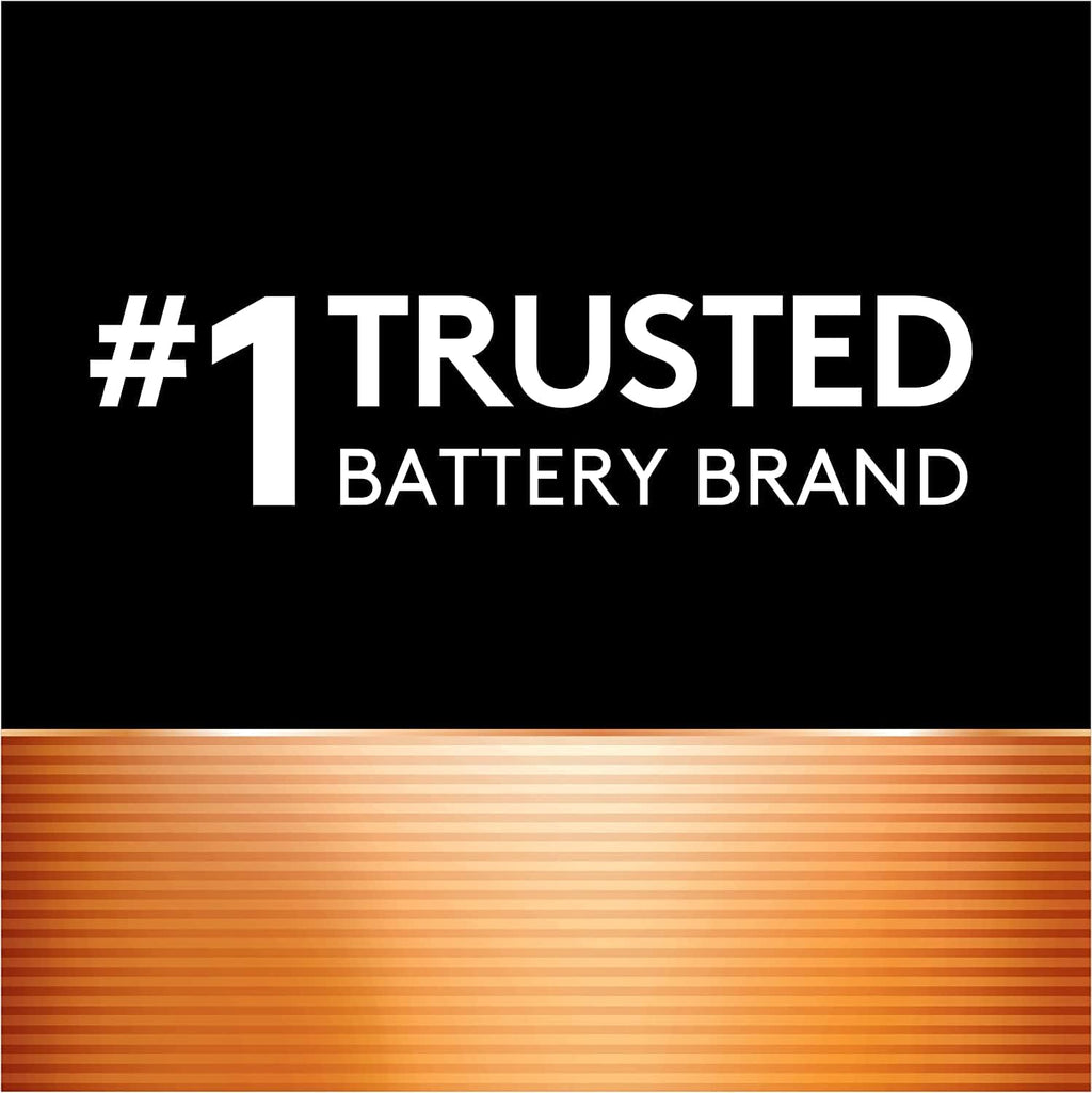 Duracell - CopperTop D Alkaline Batteries with recloseable Package - Long Lasting, All-Purpose D Battery for Household and Business - 8 Count (Pack of 2)