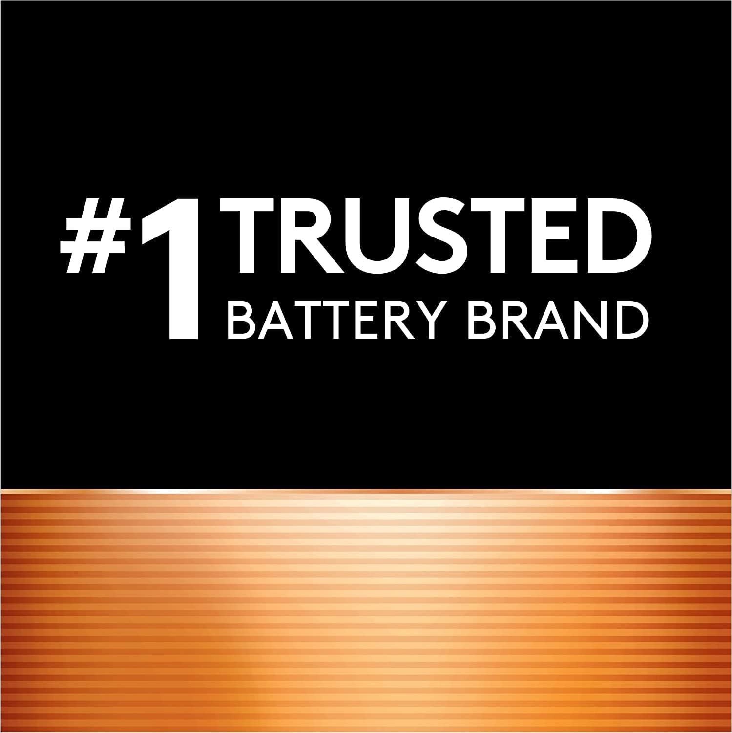 Duracell - CopperTop D Alkaline Batteries with recloseable Package - Long Lasting, All-Purpose D Battery for Household and Business - 8 Count (Pack of 2)