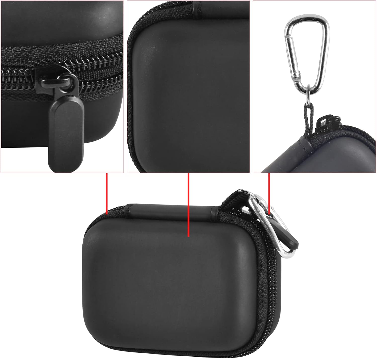 Portable Charger Power Bank Case for Swyop/for Feob/for Charmast/for JEJILL/for LanLuk/for VEGER/for iWALK/for Taegila/for Kuulaa and More Small Charging Battery Pack - Bag Only (Black)