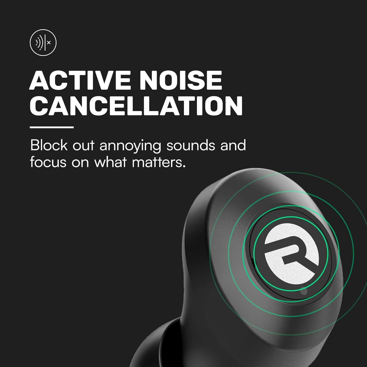 Raycon Everyday Earbuds Classic Bluetooth Wireless with Microphone - Stereo Sound, Active Noise Canceling, in-Ear Bluetooth Headset True Wireless Earbuds 32 Hours Playtime (Mint)