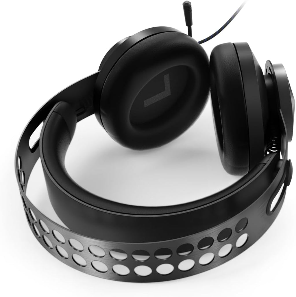 Lenovo Legion H500 PRO 7.1 Surround Sound Gaming Headset, Noise-Cancelling Mic, Memory Foam & PU Leather Earcups, Stainless Steel Headband, PC, PS4, Xbox One, Nintendo Switch, GXD0T69864, Black