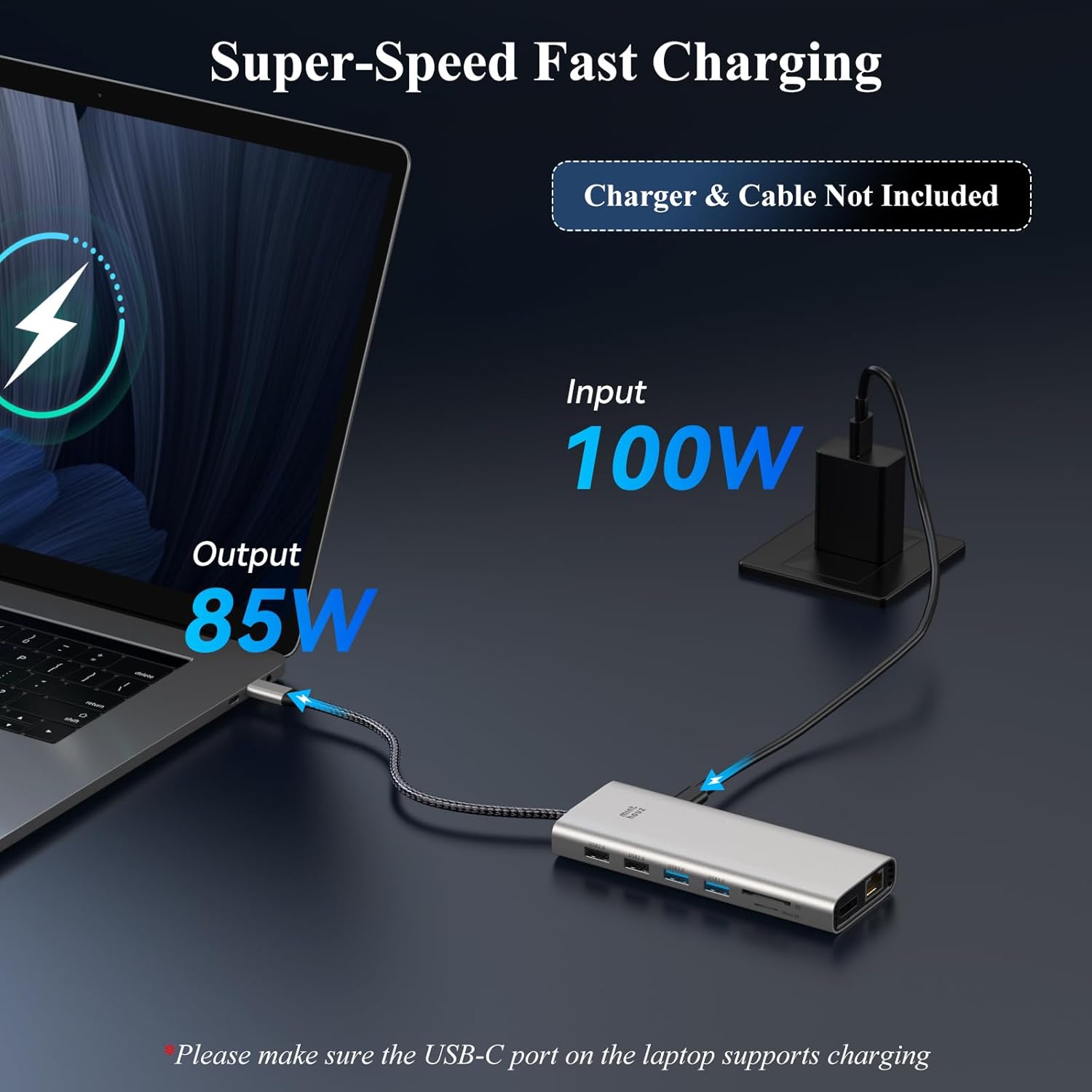 USB C Docking Station, Minthouz 12-in-1 Laptop Docking Station Dual Monitor with Dual 4k HDMI+8k DisplayPort+10Gbps, 3 USB A/C, 100W PD, Ethernet, SD/TF, Audio, USB C Hub for MacBook/Dell/HP/Surface