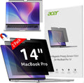 acer [2 Pack] Laptop Privacy Screen for MacBook Pro 14 Inch (2021-2024 M1, M2, M3, M4), Eye Protection Anti Spy/Glare Blue Light Computer Monitor Privacy Filter, Dual-Sided Magnetic & Removable