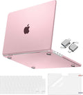 MOSISO Compatible with MacBook Pro 16 inch Case 2025 2024 2023 2022 2021 M4 M3 M2 M1 A3403 A3186 A2991 A2780 A2485, Natural Original Color Hard Case&Keyboard Cover&Screen Film&Type C, Baby Pink