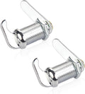 2 Pack Thumb Operated Offset Cam Lock Latch, Keyless Cam Lock Latch for Rv Storage Doors, Camper, Boat, Files Drawers, Distribution Box, Cabinet Door, Electric Cabinet (30mm)