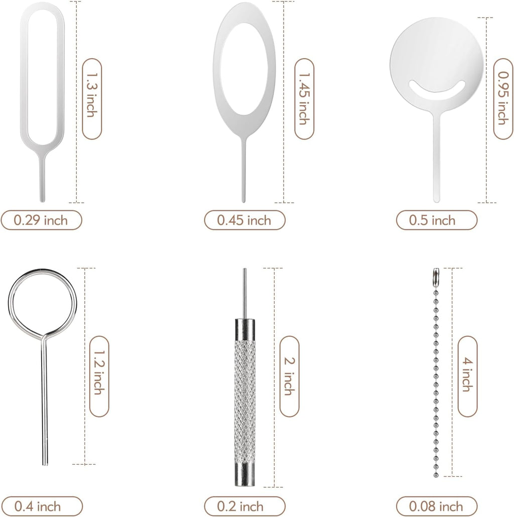 13 Pcs Sim Card Removal Tool Sim Card Tool Sim Ejector Tool iPhone Sim Card Removal Tool Sim Eject Tool Smooth and Burr-Free for All Cell Phones