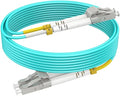 OM3 Fiber LC to LC 30m, Options 7in~500ft, 40GB Fiber Optic Cables LSZH by RamboCables