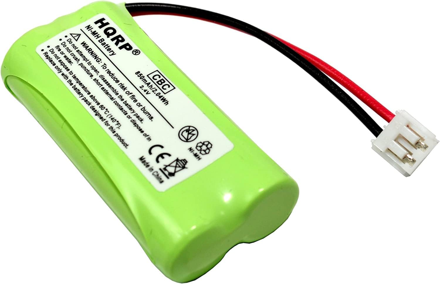 HQRP 4-Pack Battery Compatible with AT&T Lucent BT8001 BT184342 BT284342 3101 3111 89-1330-00-00 89-1335-00-00 GE 5-2754 Philips SJB-2121 Cordless Phone
