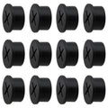 Desk Grommet, 3/4 Inch Flexible Rubber Grommets, Silicone Cable Cord Grommet Wire Hole Cover for Desk, Table and Other Furnitures(12Pack)