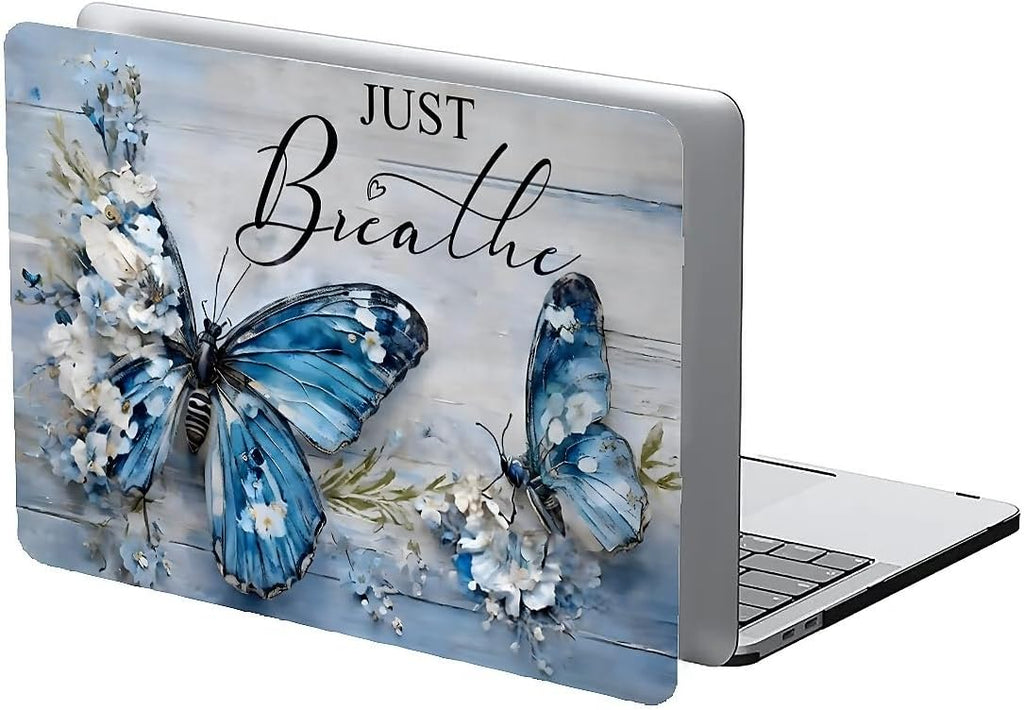 Compatible with MacBook Air 13.3 13.6 Inch Case 2022 2021 2020 2019 Plastic Hard Shell Case Cover,13.3 Pro(A1706/A1708/A1989/A2159/A2289/A2338), Butterfly