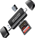 SD Card Reader for Android Photography Accessory Memory Card Reader with TF/SD Dual Slot for Computer, PC, MacBook, iPhone 16/15, iPad Pro, Chromebook, Samsung Galaxy S24/S23/S22/S21/S20, More