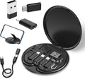 USB C to USB Adapter, USB-C Adapter Kit Contains Multiple OTG Adapters for Type C Male, USB A to C Male Cable, Micro USB to Type C, Equipped with SIM Extractor and Phone Stand