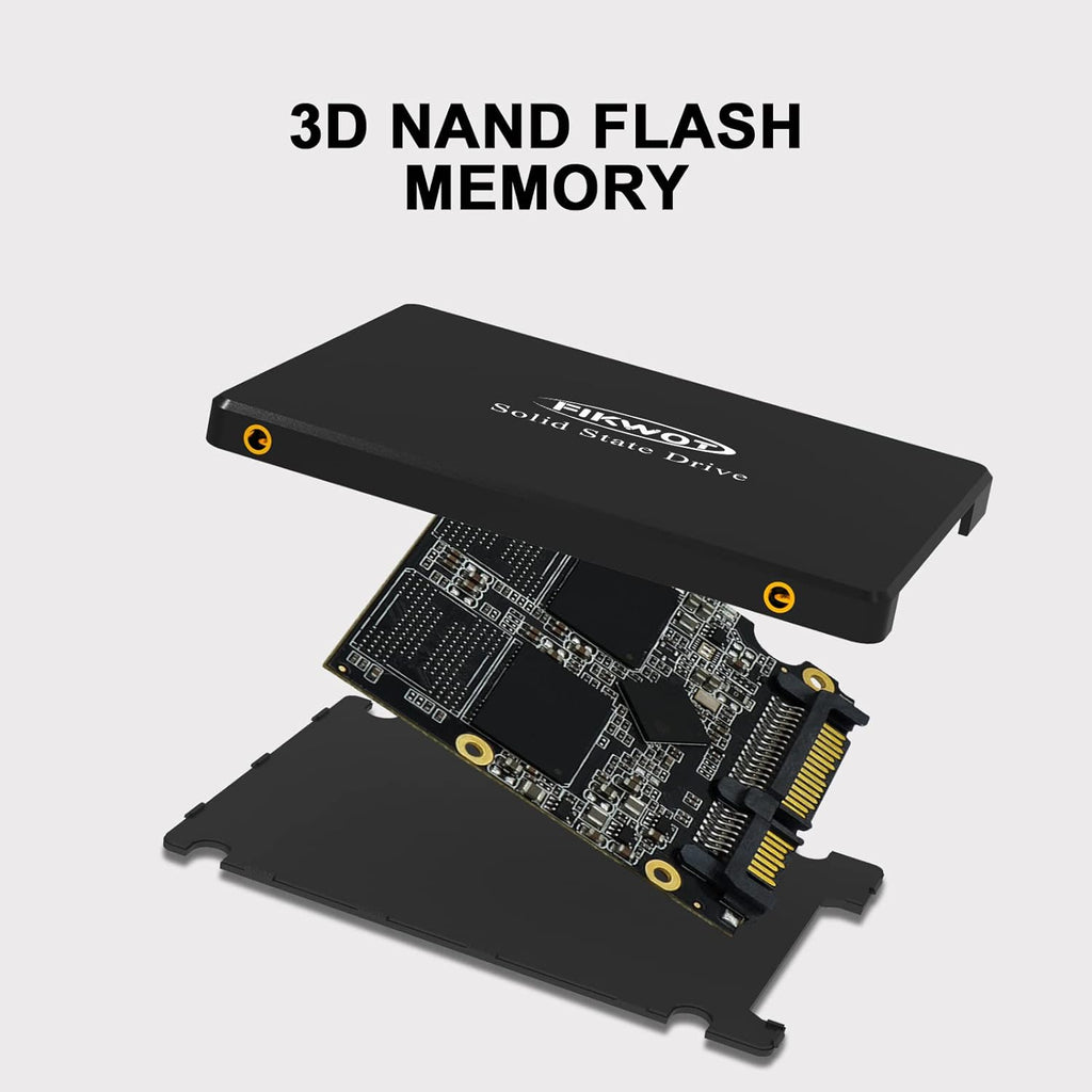 FS810 4TB SSD, 2.5" SSD SATA III 6Gb/s, Solid State Drives, Up to 560MB/s, 3D NAND TLC Flash, Internal SSD for Desktops and Laptops(Black)