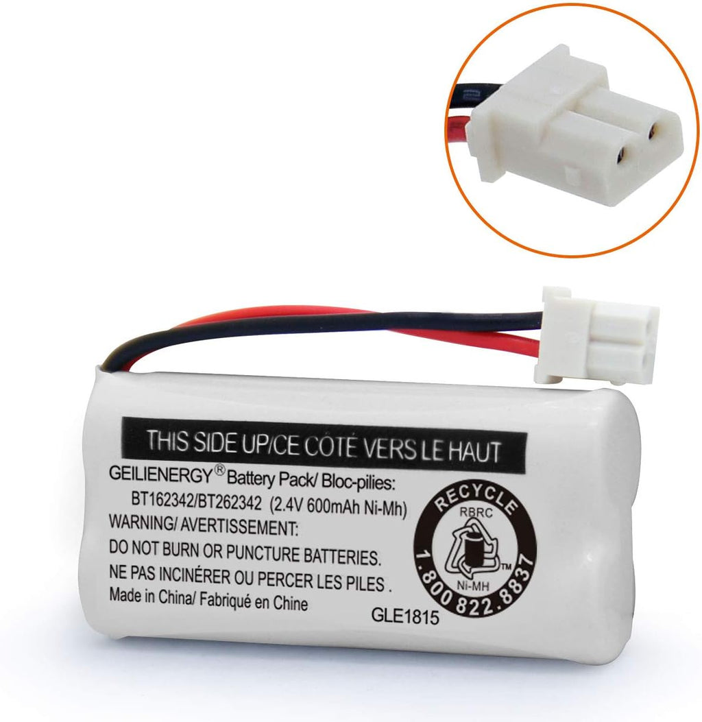 GEILIENERGY BT183342 BT283342 BT166342 BT266342 BT162342 BT262342 Battery Compatible with CS6114 CS6419 CS6719 CS6919 EL52300 CL80111 Cordless Handset Phone (Pack of 4)