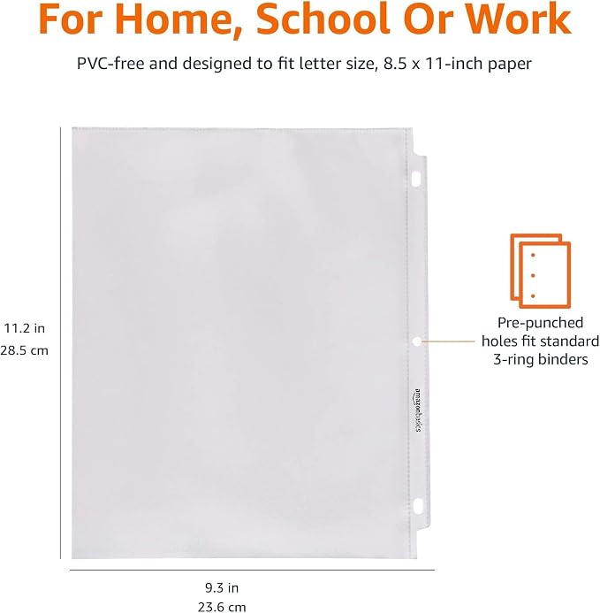 Amazon Basics Heavy Duty Sheet Protectors - Image 6