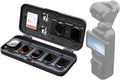 Filter Case for DJI Pocket 3, Magnetic Lens Filter Storage Case for DJI Osmo Pocket 3 Creator Combo Accessories, ND-UV-CPL Wide Angle Macro Lens TF/SD Card Organizer