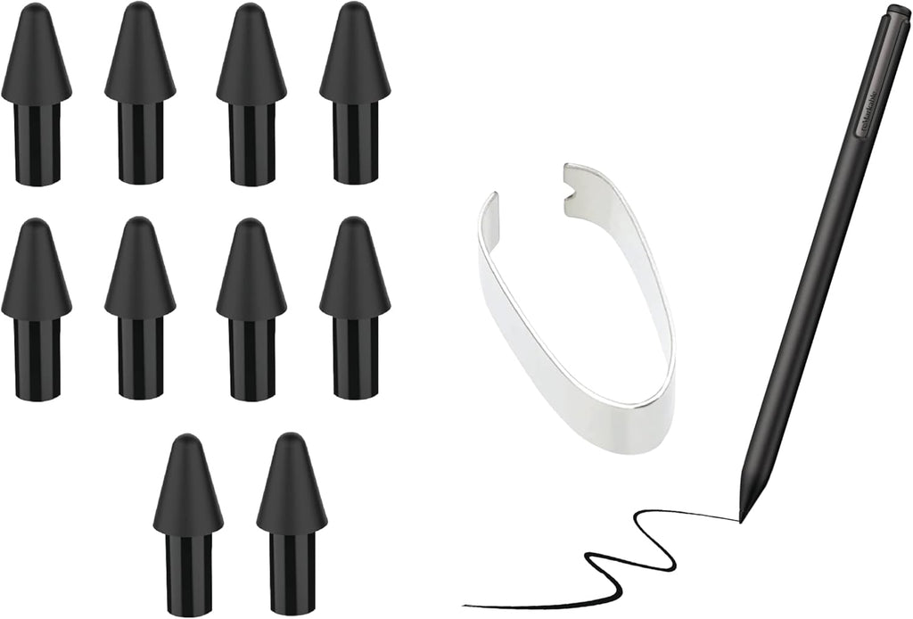 10-Pack Replacement Nibs for Remarkable Paper Pro Pen Stylus Pen, Durable Replaceable Spare Tips for Precise Writing and Sketching + Tool for Easy Installation