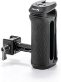 Tilta Xeno Side Handle for Filmmakers & Cameras - Black | Secure Connection & Helps Prevent Rotation | Adjustable Height | Textured Silicone Grip | Convenient Assembly (NATO)