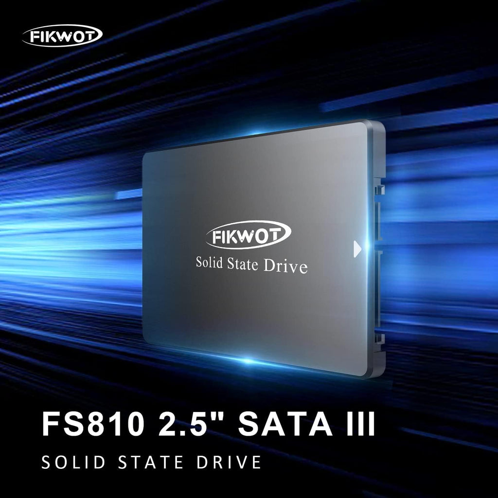FS810 256GB SSD, 2.5" SSD SATA III 6Gb/s, Solid State Drives, Up to 560MB/s, 3D NAND TLC Flash, Internal SSD for Desktops and Laptops(Black)