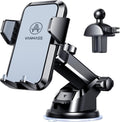 【2025 MAX Stable & Durable】Car Phone Holder VANMASS【Ultimate Military-Grade Suction】Cell Mount Truck Stand Cradle for Dashboard Windshield Vent for iPhone 16 Pro Max 15 14 13 12 Samsung S24 Android