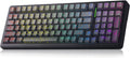 Aula F99 Keyboard Wireless Mechanical Keyboards Computer Bluetooth Gaming Keyboard Creamy Full Size Hot Swappable Custom RGB Backlit with 8000mAh Battery, Tri-Mode BT5.0/2.4GHz/USB-C (Gradient Grey)
