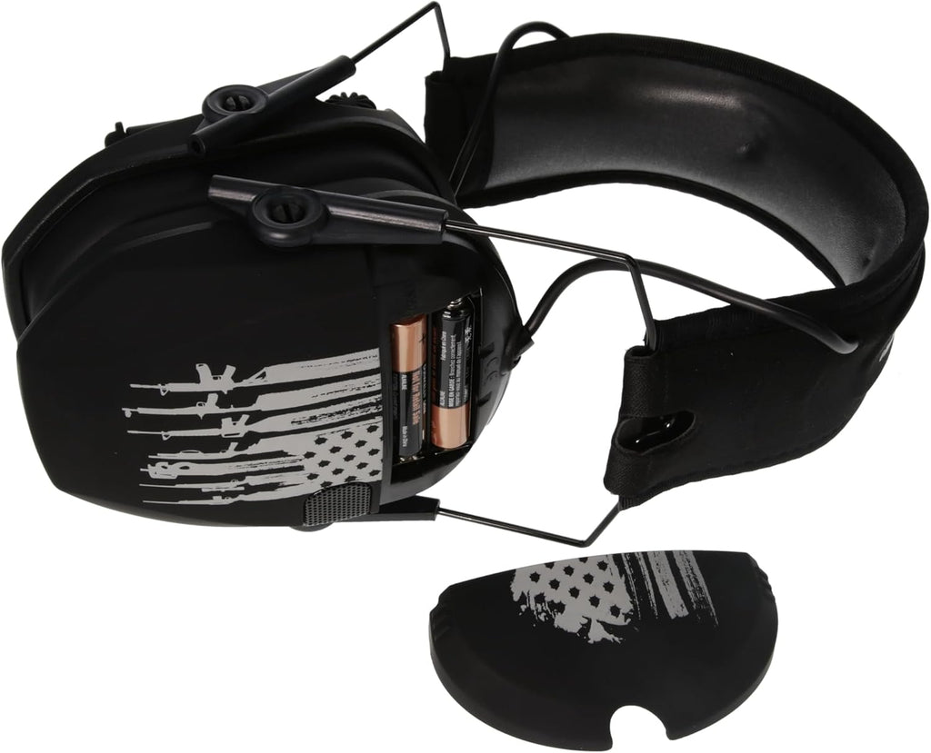 Walker's Razor Slim Ultra Low Profile Compact Design Adjustable Range Shooting Hunting Hearing Protection Electronic Earmuffs